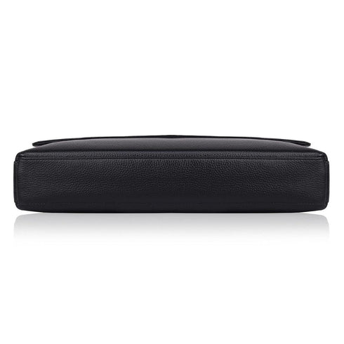 Vinay Flap Genuine Leather Slim Laptop Bag/ Office Bag Hive